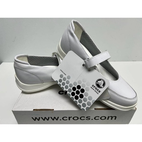 Woman's Crocs Saffron  White W9 - Picture 2 of 5